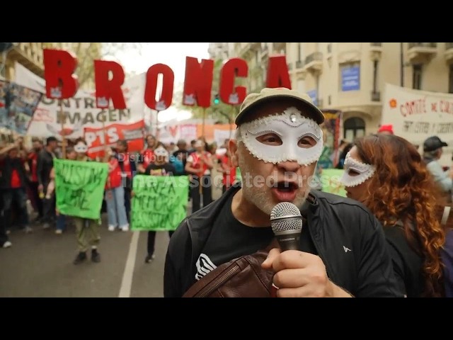 Argentina’s ‘March of Anger’ targets Milei’s austerity measures