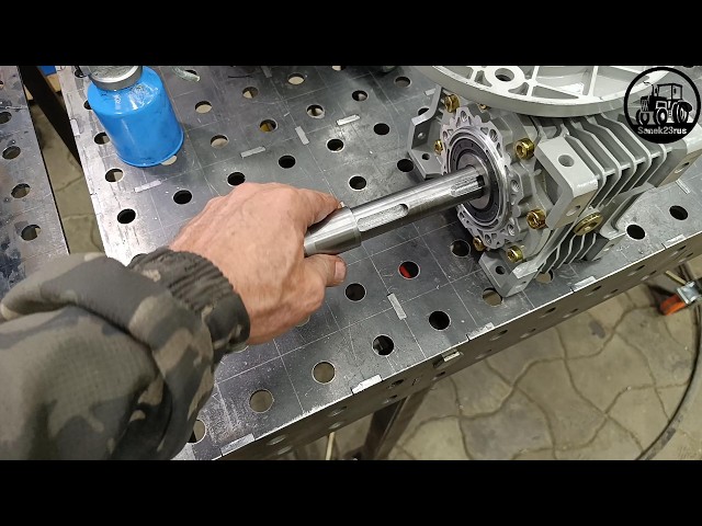 DIY shaft for a REDUCTION gearbox (#KeepItSimple)