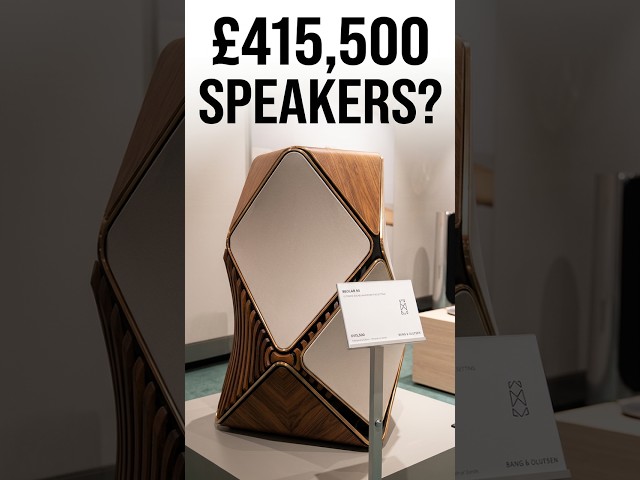 These speakers cost more than a house 🏠💰 £415,500 #expensive #tech #luxury