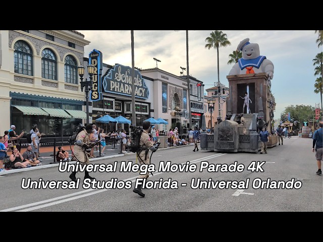 Universal Mega Movie Parade 4K - Universal Studios Florida - Universal Orlando Resort