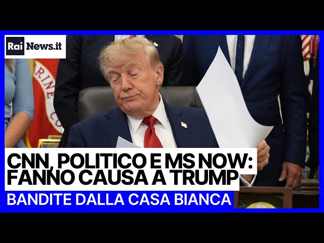 La CNN ha deciso di fare causa contro il Presidente Trump