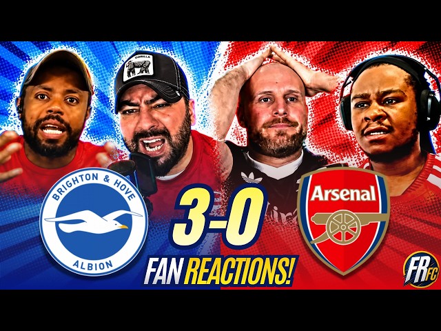 MORE Arsenal Fans FRUSTRATED 😣 Reactions to Brighton 3-0 Arsenal | Premier League Fan Reactions