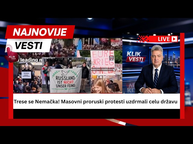 *Trese se Nemačka! Masovni proruski protesti uzdrmali celu državu*