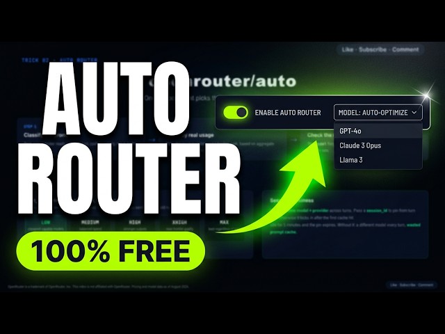 OpenRouter Advanced Tricks (2026): Free Models, Auto Router, BYOK & Streaming Tutorial