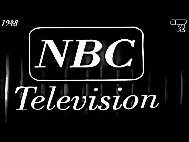 NBC Television Logo (1948) - Upscaled, Enhanced Audio (4K 60fps)