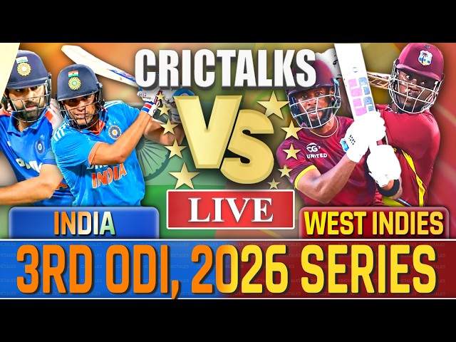 Live: India vs West Indies, 3rd ODI, 2026 Series, Cricket Match Today Scores & Commentary, CricTalks