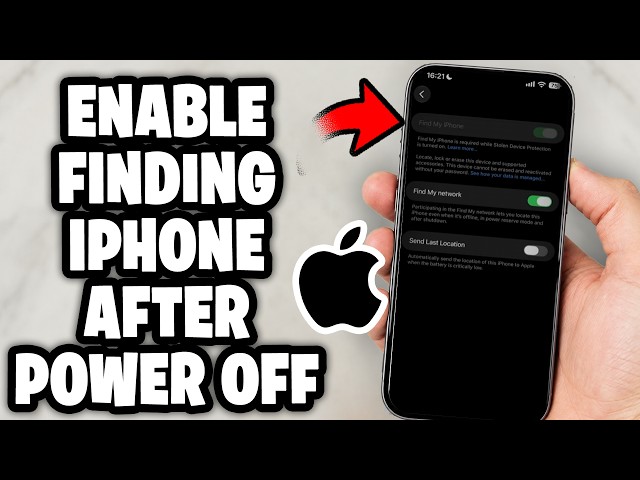 How To Enable Finding iPhone After Power Off