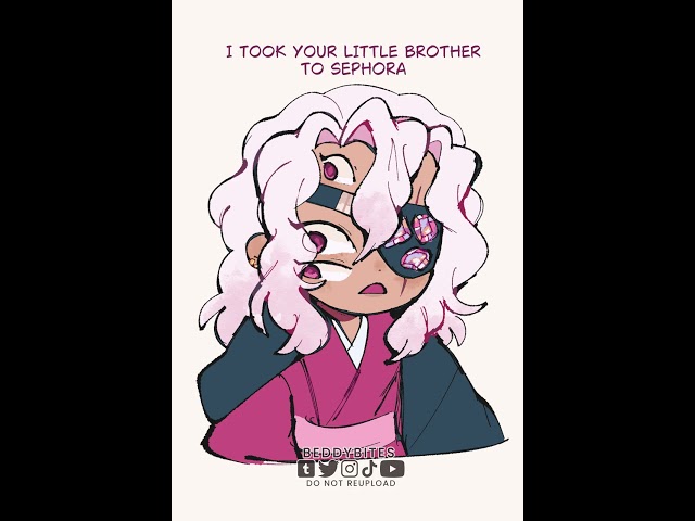 tengen takes genya to sephora #demonslayer #kny #sanemi #genya #memes #anime #tengenuzui #art