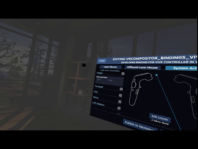 [OLD] How to disable system menu button with HTC VIVE(open when double-click)