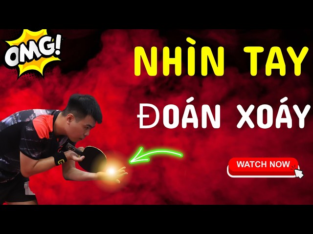 #358 Đỡ giao bóng xoáy ngang cứ ra ngoài hoặc vô lưới? Do bạn CHƯA BIẾT cách nhìn tay đọc xoáy!