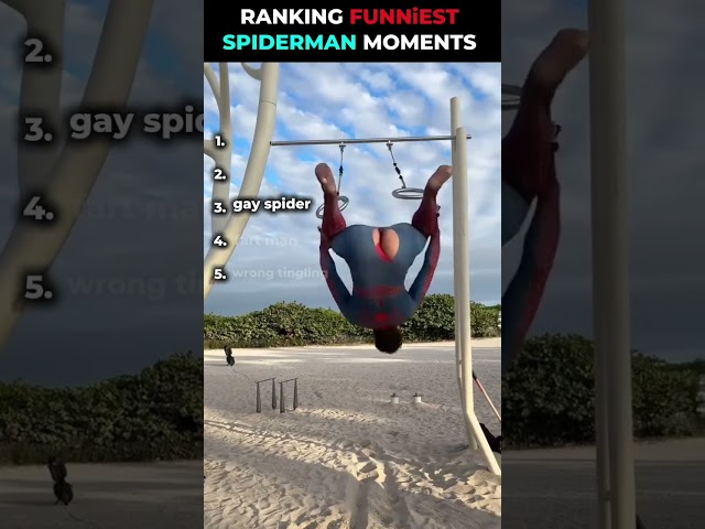 Ranking Funniest Spiderman Moments #spidermanbrandnewday