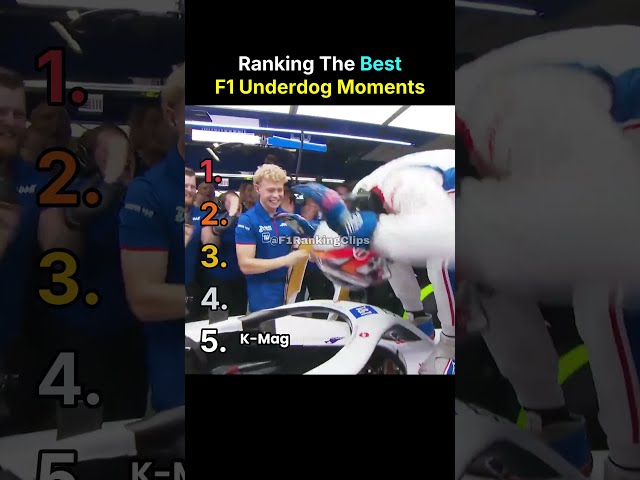 Ranking Best F1 Underdog Moments! 👀