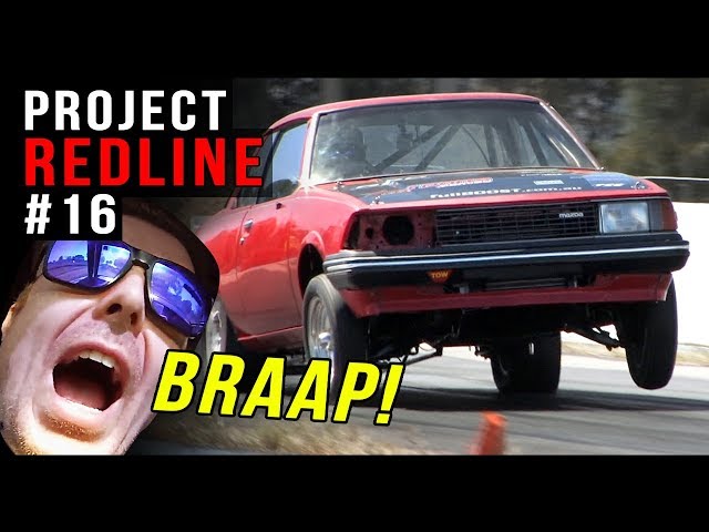 BACKYARD MECHANICS | Our QUICKEST pass yet! | Project REDLINE Mazda rotary build Ep 16