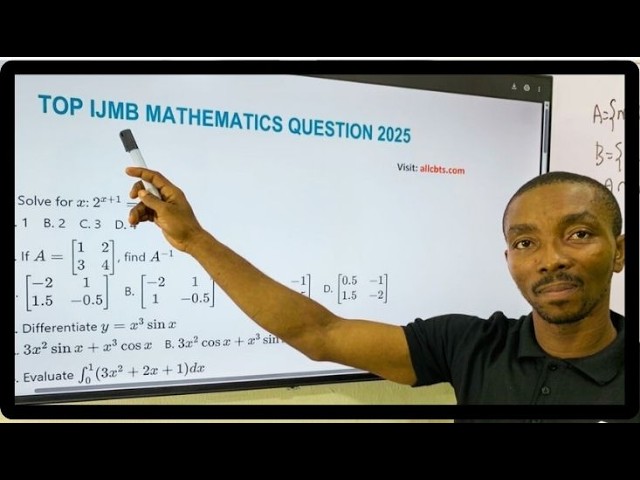 Top JUPEB Math Questions | Solve, Practice & Pass JUPEB Mathematics Easily!