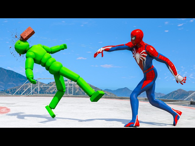 GTA 5 SPIDERMAN Vs Super Cars & Super Bike Stunt Challenge Ep2