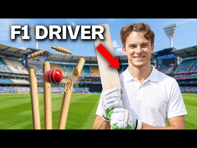 Can Formula 1 Driver Oscar Piastri Survive 100mph Cricket Ball?