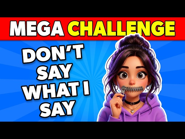❌ Avoid Saying The Same Thing As Me Challenge 🤐 | Only 1% Reach the End! 😱