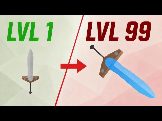 Making 3 swords tiers with 1 asset (3D texture timelapse)