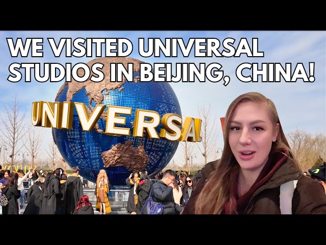 We Spent a Day at Universal Studios Beijing – FULL Park Vlog! 🎢