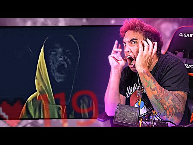 REACTING TO TERRIBLE HORROR VIDEOS 🎃