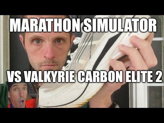 Marathon Simulator Vs TYR Valkyrie Carbon Elite 2