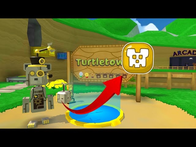 We opened a new map with the robot, it was very interesting. Super bear adventure 