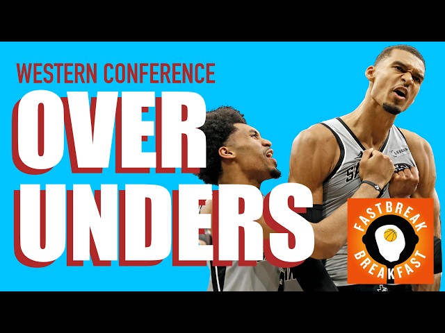 Western Conference Over/Unders