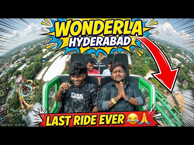Roller Coaster Ride Gone wrong 😱 || Hyderabad Wonderla 