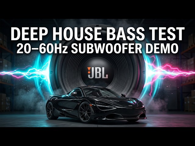 MONSTER BASS BOOSTED: Deep House Bass Test & Extreme Subwoofer Excursion Speaker Check 🔊