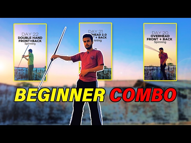 Beginner Combo | Beginner friendly overhead front and back spin #tutorial