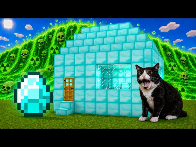 TOXIC Tsunami VS DOOMSDAY Bunker Cats In Minecraft