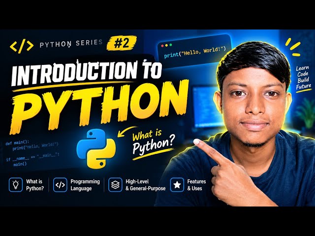 Python Tutorial for Beginners #2 | Introduction to Python & Programming Concepts