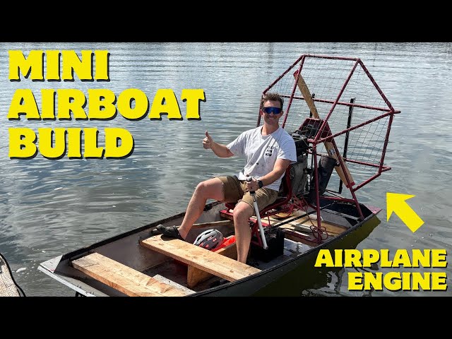 10 Foot Jon Boat gets an Ultralight Airplane Engine