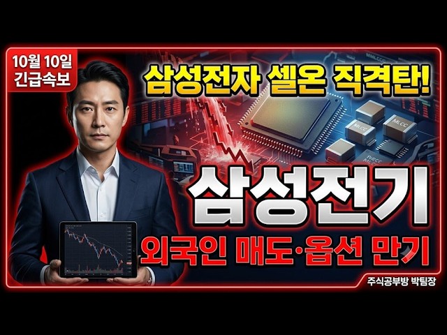 [삼성전기 주가전망] 삼성전기 삼성전자 셀온 직격탄! 이틀 새 7% 급락, 주말 뒤 월요일 "지금 봐야 합니다"