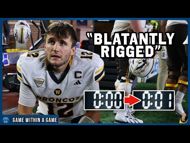 Taking a closer look at the Western Michigan vs Michigan Controversial Ending