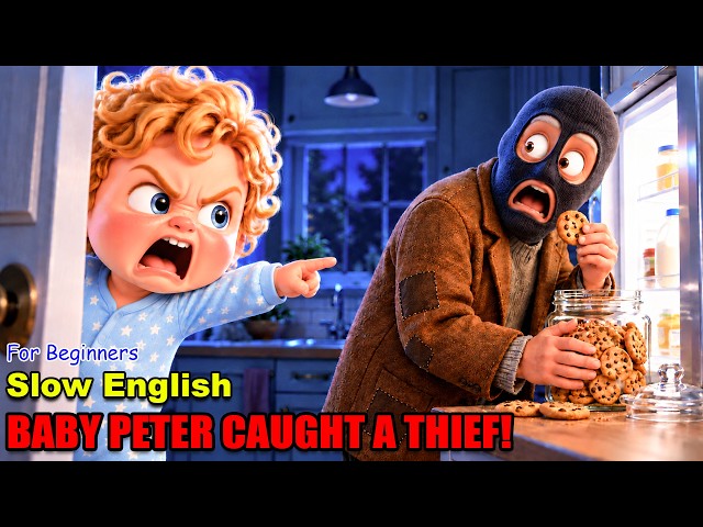 The Kids Caught a COOKIE THIEF… THEN They Realized Who He Was! 😱🍪 | Slow English (A2)