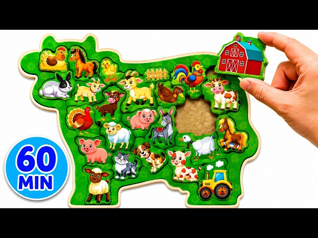 Farm Animal Puzzle Adventure 🐮🧩 Match Animals & Babies