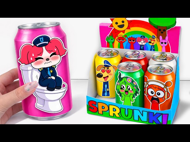 Paper DIY 💜 Unboxing DIY Sheriff Labrador Sprunki Blind Box | How to make blind bag 💜 Rumi DIY