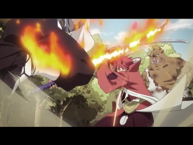 Benimaru save Geld from his brother Hiro/ TENSEI SHITARA SLIME DATTA KEN MOVIE: GUREN NO KIZUNA-HEN