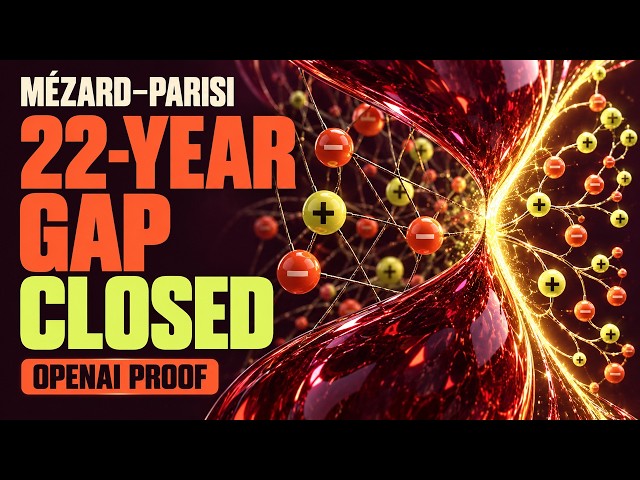 Mezard Parisi Formula: How OpenAI’s Proof Settled the 22 Year Panchenko–Talagrand Conjecture