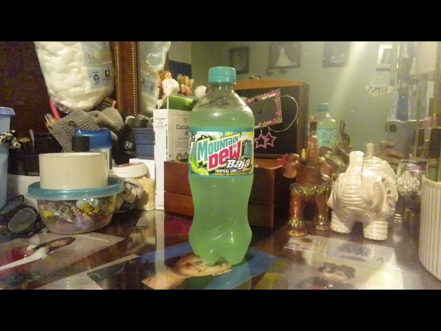 Bottles Of Mountain Dew Baja Blast At Taco Bell. 🌮 🥤