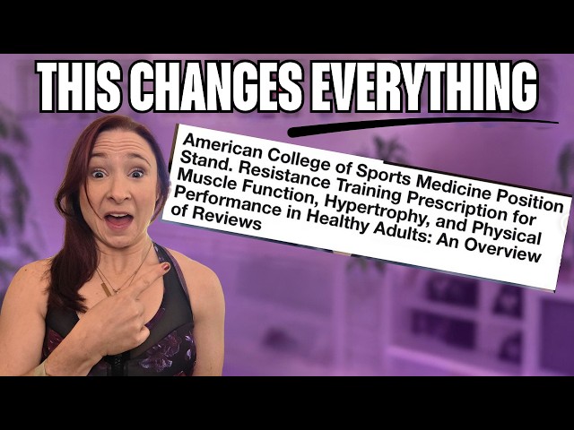 The New Strength Training Guidelines Every Woman 30 + Needs to See