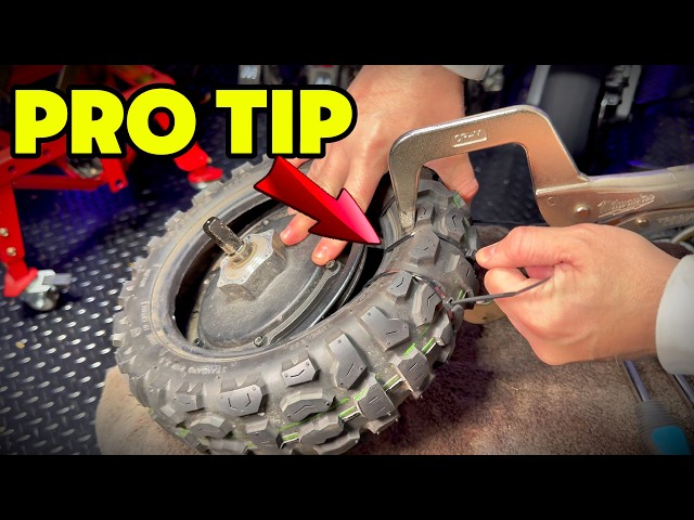 Easiest Scooter Tire Change Ever! 🛞 Swapping Gotrax GX3 to Off-Road Tires! (Step-by-Step Guide)