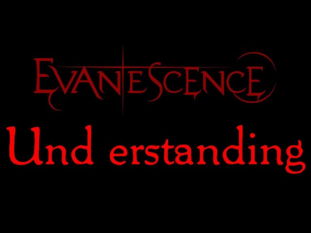 Evanescence - Understanding Lyrics (Evanescence EP)