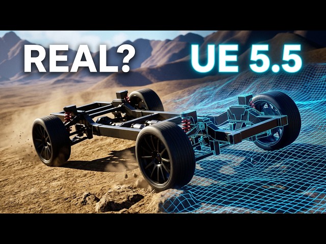 Is this real life or Unreal Engine 5.5? 🤯🚙#UnrealEngine5 #UE5 #CarRig