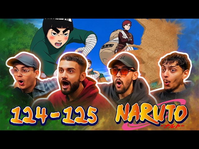 THE SAND SHINOBI ARE HERE!! | *NARUTO* Episode 124 & 125 | FIRST TIME REACTION