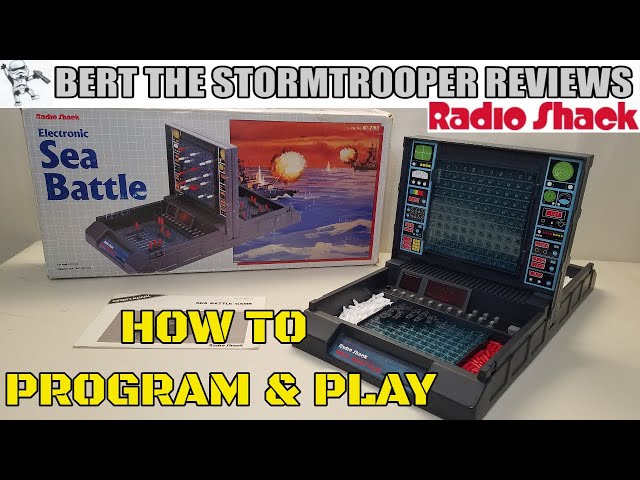 Radio Shack Electronic Sea Battle Game Programming & Instructions! Bert the Stromtrooper Reviews!
