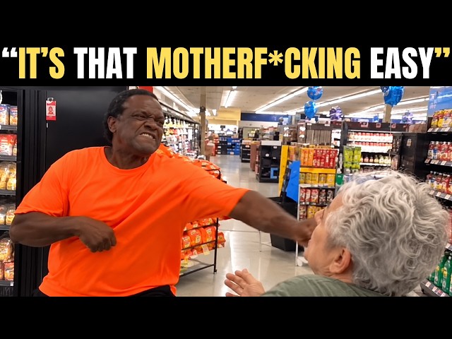 White Man Got POPPED IN THE MOUTH For Doing This To A Black Man In The Store!!