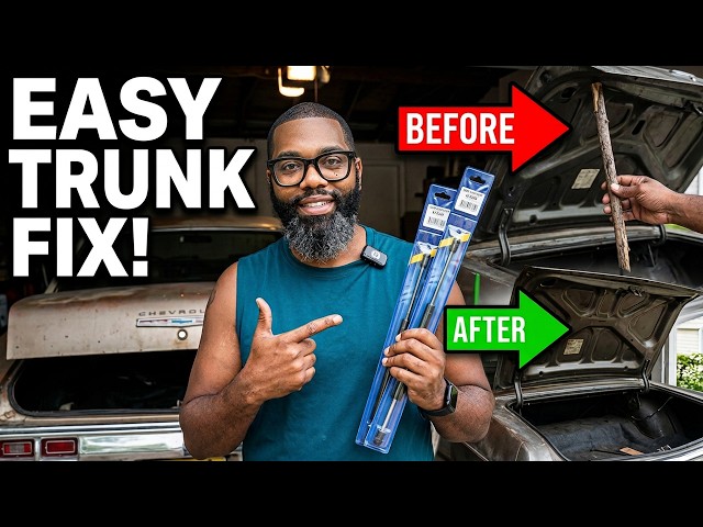 This is How You Keep Your Old School Car Trunk Open