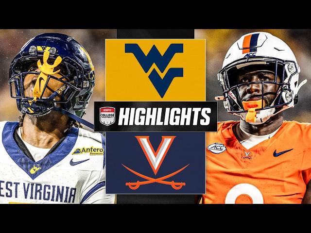 West Virginia Mountaineers vs. Virginia Cavaliers | Full Game Highlights | ESPN College Football
